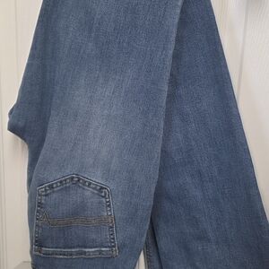Women's Boot Cut Jeans - Blue Denim